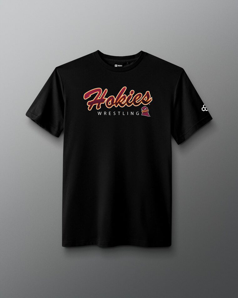Hokies Wrestling Elite Super Soft Tee — front