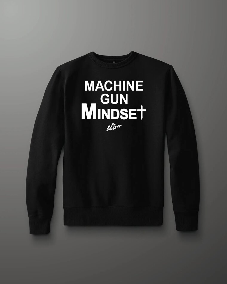 Machine Gun Mindset Crewneck, front