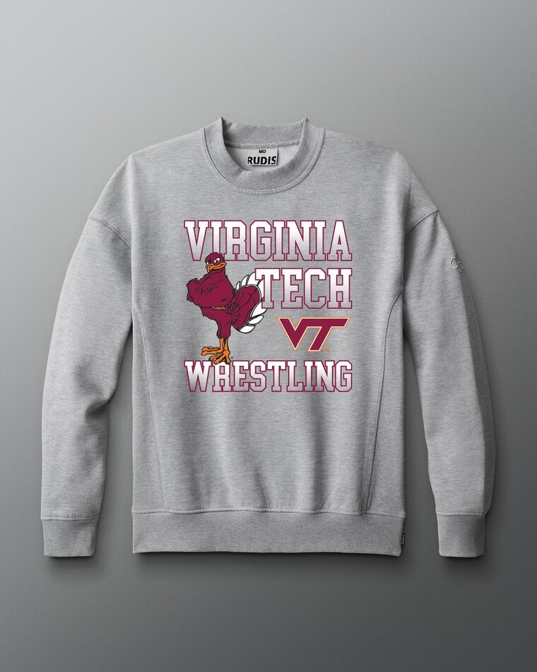 Virginia Tech Titan Heavyweight Crewneck — front